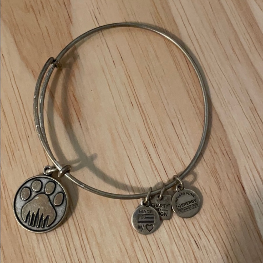 Alex and Ani Paw Print Bracelet